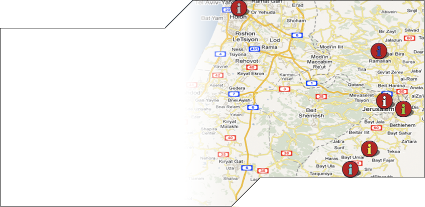 Map of Israel current map of israel and palestine. Map of Israel