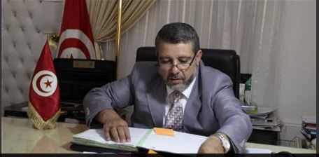 Religious Affairs Minister Nourredine Khadmi works in his office in Tunis, September 2, 2013. Credit: REUTERS/Zoubeir Souissi