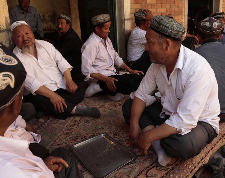 Kashgar, China Los Angeles Times Men rest at a tea shop in Kashgar's old town. "Religious repression has gotten much worse since Xi Jinping took over" as China's president, said Dilxat Raxit, a Sweden-based spokesman for the World Uygher Congress.